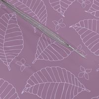 Hydrangea Leaf Pattern - Pink