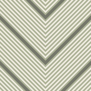 Sage Green Chevron Fabric, Wallpaper and Home Decor | Spoonflower