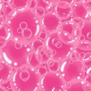 Realistic Pink Bubble