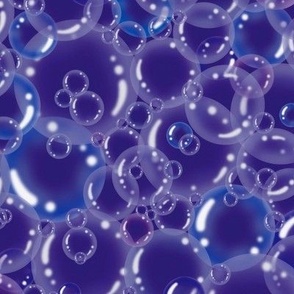 Realistic Bubble in Violet