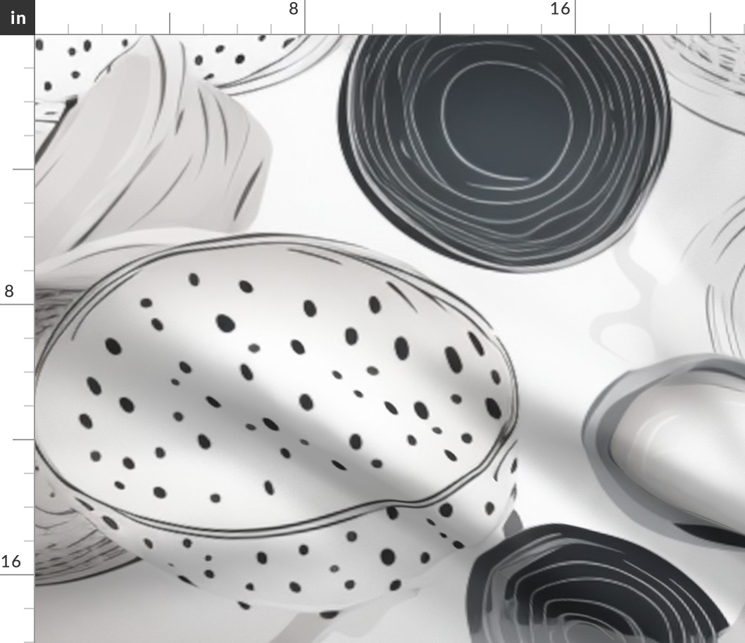 Black and White Kitchen Bowls