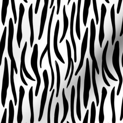 black and white jungle tiger stripes
