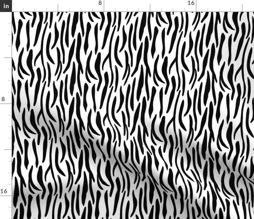 black and white jungle tiger stripes