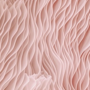 Intricate Organic Coral Texture in Pastel Pink
