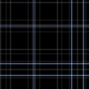 Plaid 1a option in greys and powder blue 2 on black at 100.