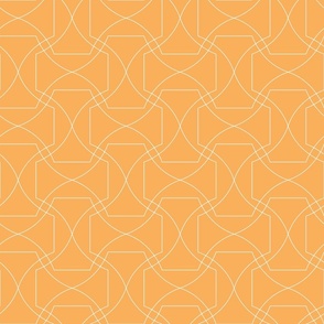 Geo tile 18 1 white lines on faded orange  6 200