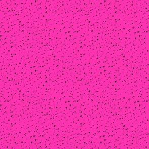 Paint Spatter black on pink