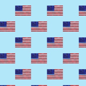 American-flag-on-blue-2000 america, fourth of july, July 4th