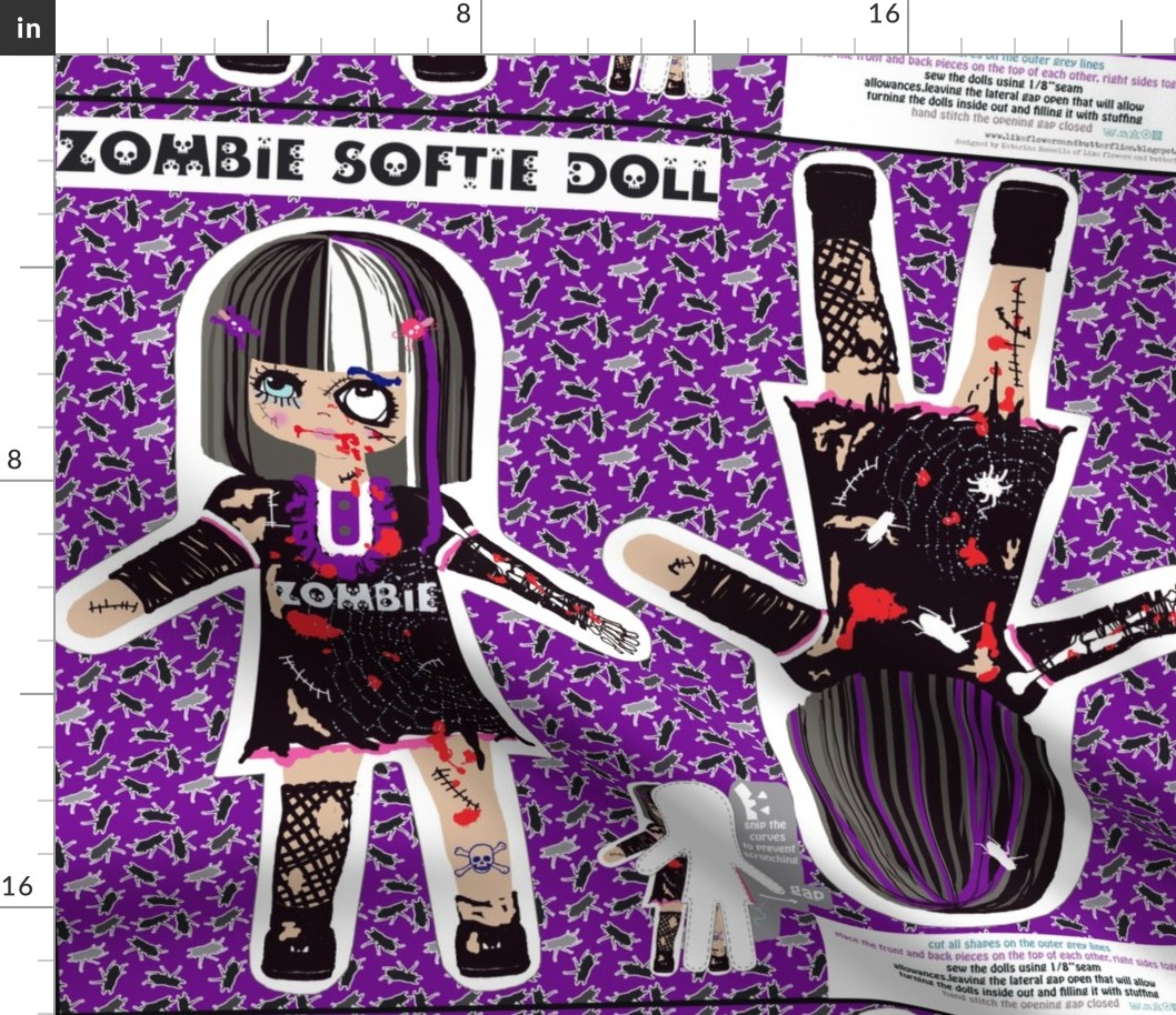 Creepy, but yet sweet zombie doll