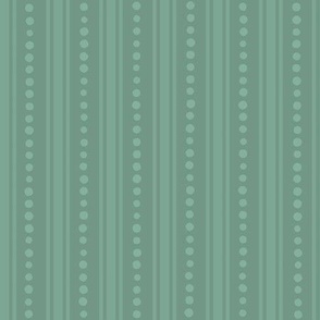 Teal Stripes and Dots