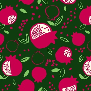 pomegranate - green
