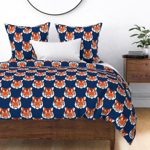 jungle tigers in Orange and Navy