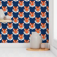 jungle tigers in Orange and Navy