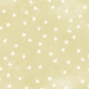 Garden of tiny golden stars (0.4 inch stars)