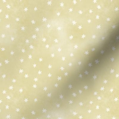 Garden of tiny golden stars (1/4 inch stars)