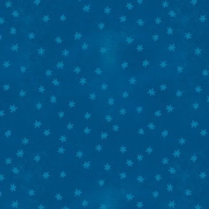 Garden of tiny blue stars (1/4 inch stars)