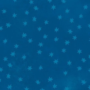 Garden of tiny blue stars (0.4 inch stars)