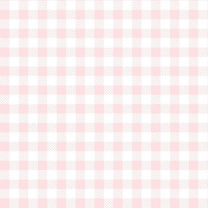 Bigger Scale 1" Squares Gingham Checker in Pale Pink Coordinate for Classic Pooh Collection