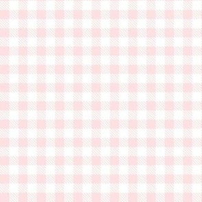 Smaller Scale .5" Squares Gingham Checker in Pale Pink Coordinate for Classic Pooh Collection