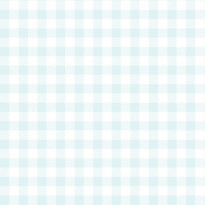Bigger Scale 1" Squares Pale Blue Gingham Checker Coordinates with Classic Pooh Collection