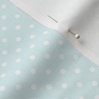 Pale Blue Polkadots Coordinates with Classic Pooh Collection