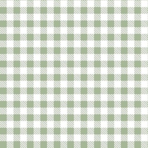 Bigger Scale 1" Squares Sage Green Gingham Checker Coordinate for Classic Pooh Collection