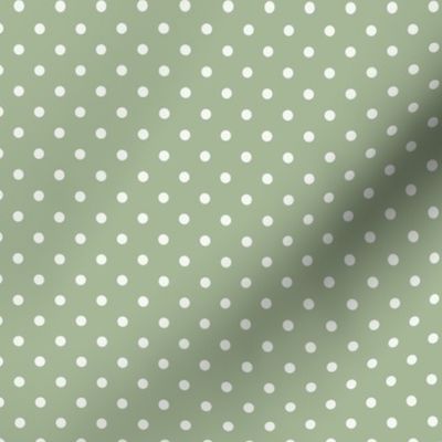 Sage Green Polkadots Coordinate for Classic Pooh Collection