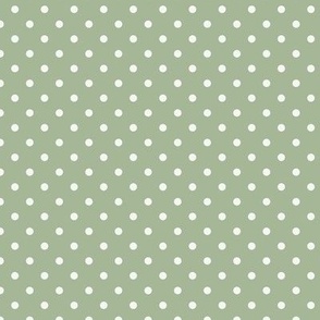 Sage Green Polkadots Coordinate for Classic Pooh Collection