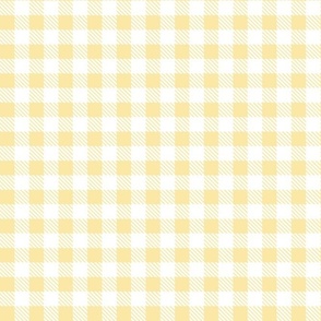 Bigger Scale 1" Squares Soft Golden Yellow Gingham Checker Coordinate for Classic Pooh Collection
