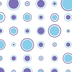 Bubbly Dots (Purple & Blue Light)