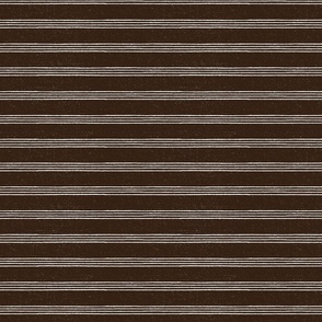 8x8 Horizontal Stripes - Large Scale Stripes - Imperfect Lines - White Textured Stripes