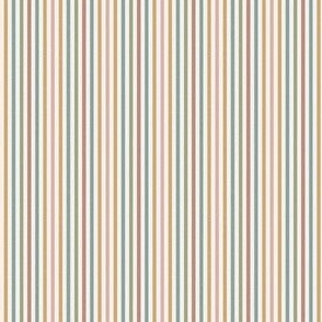 3x3 Stripes - Small Scale Stripes - Rainbow Textured Stripes - Colorful Stripes
