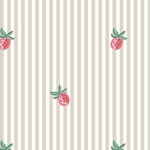 strawberry pinstripes/coral birch/medium 