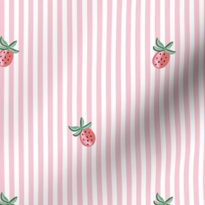 strawberry pinstripes/coral pink/medium 