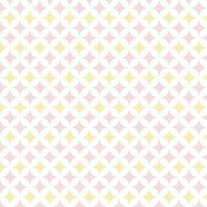 Pastel Yellow Pink Minimalistic Pattern Retro Rhombus  Shape Pink Yellow Smaller Scale