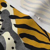 Abstract Animal Print in Golden Colors by kedoki