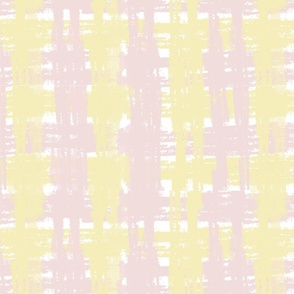 Pink and Yellow Plaid Large Scale