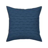 Bloom Stripe in Navy and Blue