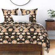 Stylish  large scale florals