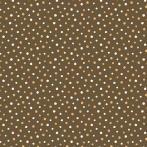 Dots - Earthy on Brown