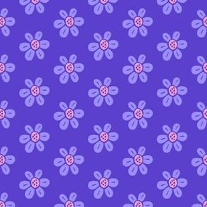 Simple Daisies - Violet Breeze