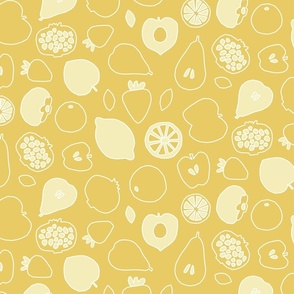 Minimalist Fruit Mix - Yellow