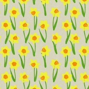 Daffodil Stamp Wallpaper (micro scale)