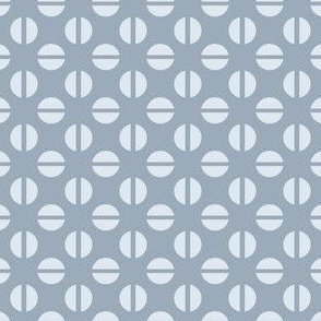 Dollhouse Miniature Wallpaper - Native Beads Blue 