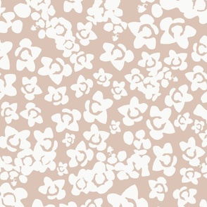 Ditsy Two Tone Floral (Pink and White)(24")