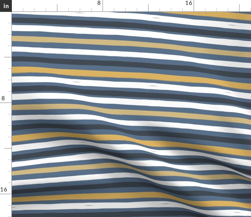Safari Stripes (Blue)  (6")