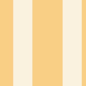 traditional wide stripe in vanilla white and pale orange