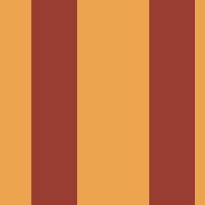 traditional wide stripe in gold and burgundy red