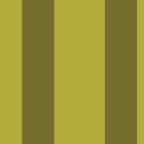 traditional wide stripe in grass and moss green