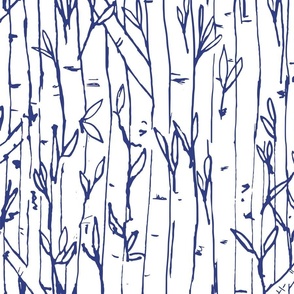 Bamboo Forest in Pantone Bluing 2023